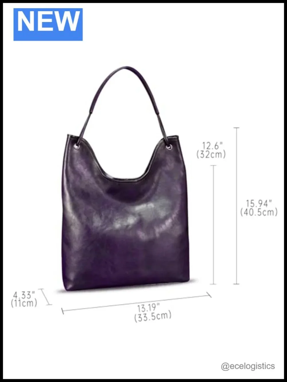 Genuine Leather Hobo Satchel Shoulder Tote for Women